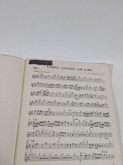 Mozart Horn Concerto No 4 Orchestra Parts Full Score Lucks Sheet Music Symphony