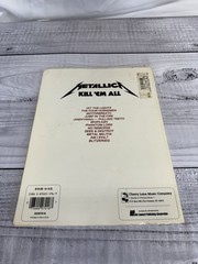 Metallica Kill ’Em All Guitar Tab Songbook 1990 Cherry Lane Music