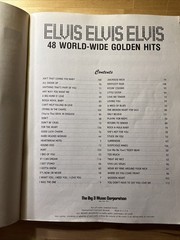 Elvis, Elvis, Elvis 48 World-Wide Golden Hits Music Book/Vocal Piano Guitar