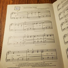 Anniversary Song Sheet Music by Jolson & Chaplin Schaum Fun Piano Solos
