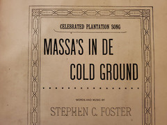 Vintage Sheet Music ~ Stephen C Foster: Old Kentucky Home & Massa&rsquo;s Cold Ground