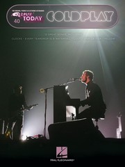 Coldplay EZ Play Today Vol 40 for Easy Piano Keyboard Sheet Music 12 Songs Book
