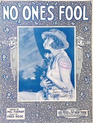 No One&rsquo;s Fool Sheet Music Ruth Etting Fred Rose Phil Furman 1921 Fox Trot