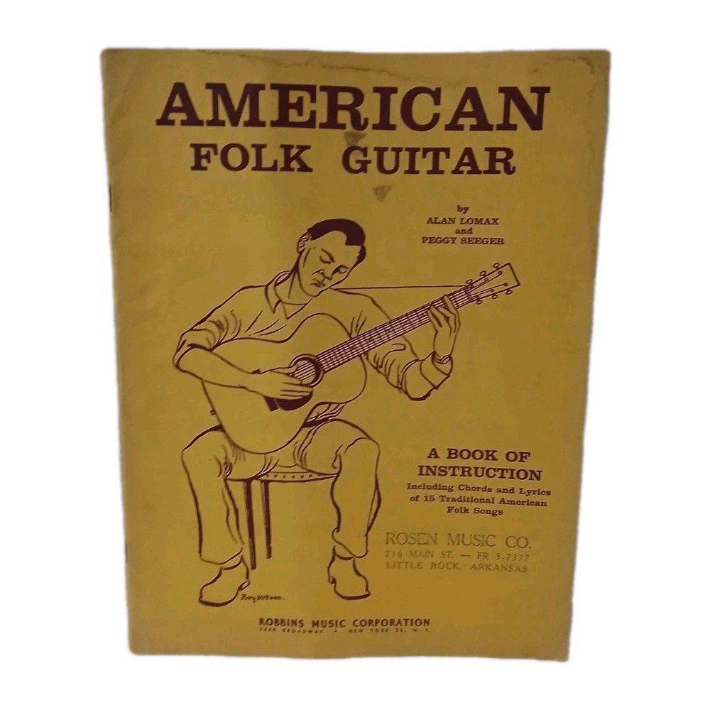 American Folk Guitar – A Book of Instruction by Alan Lomax, Peggy Seeger 1957