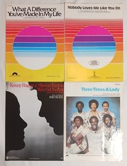 19 1980&rsquo;s Sheet Music Lot LIONEL RICHIE Kenny Rogers GREASE Michael Jackson