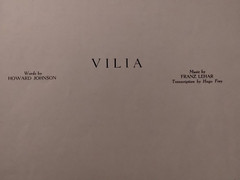 Robbins Royal Edition – « Vilia » 1933 VTG Sheet Music, Howard Johnson Franz Lehar