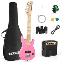 30 Inch Kids Electric Guitar Beginner Kits ST Style Mini Electric Guitar for …