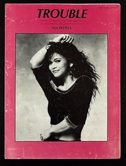 1988 Trouble Nia Peeples Steve Harvey Piano Vocal Guitar Vintage Sheet Music