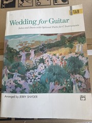 Wedding For Guitar Solos Duets Optional Parts C Instruments In Tablature Tab