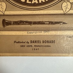 Orchestra Studies for Clarinet – Daniel Bonade 1947