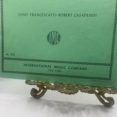 Vintage International Music Franck Sonata A Major Violin Piano Sheet Music USA