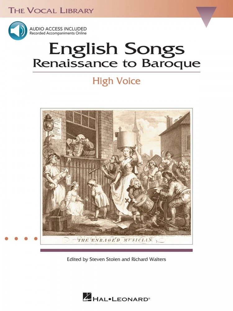 English Songs: Renaissance to Baroque The Vocal Library High Voice NEW 000740179