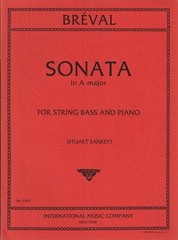 Breval – Sonata in A Major for String Bass and Piano (Sheet Music)