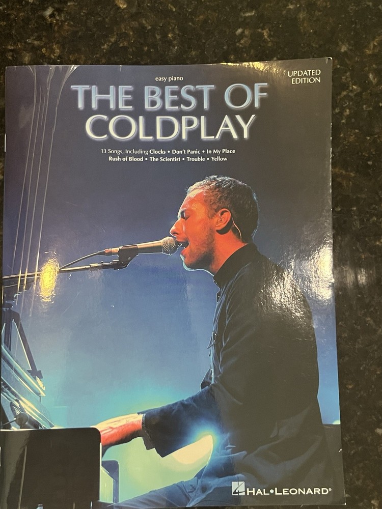 Hal Leonard The Best of Coldplay Easy Piano Sheet Music Book 2005