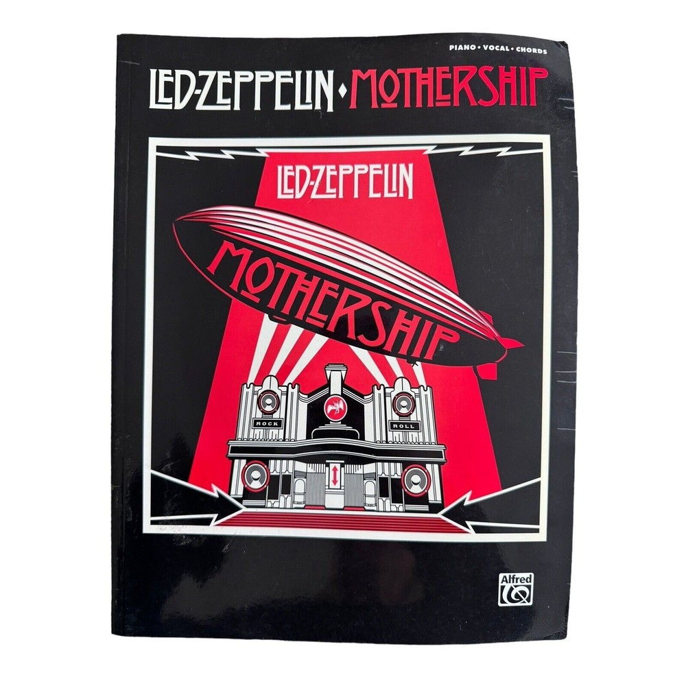Led Zeppelin MOTHERSHIP Guitar Tab Songbook Sheet Music Piano Vocal Chords 2008