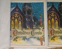 Lot of (5) CHRISTMAS CAROLS Song Book Vintage John Hancock Mutual Co. no 115
