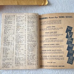 Robbins Music Songs for America Song Book Spiritual Piano Voice