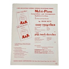 Vintage Sheet Music Sunrise Canter Piano Early Grades by Sarah Dittenhaver