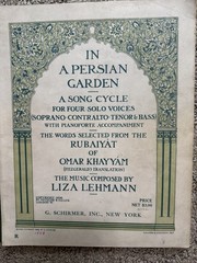 Extraordinary 1898 Song Cycle song book for 4 solo voices by Liza Lehmann