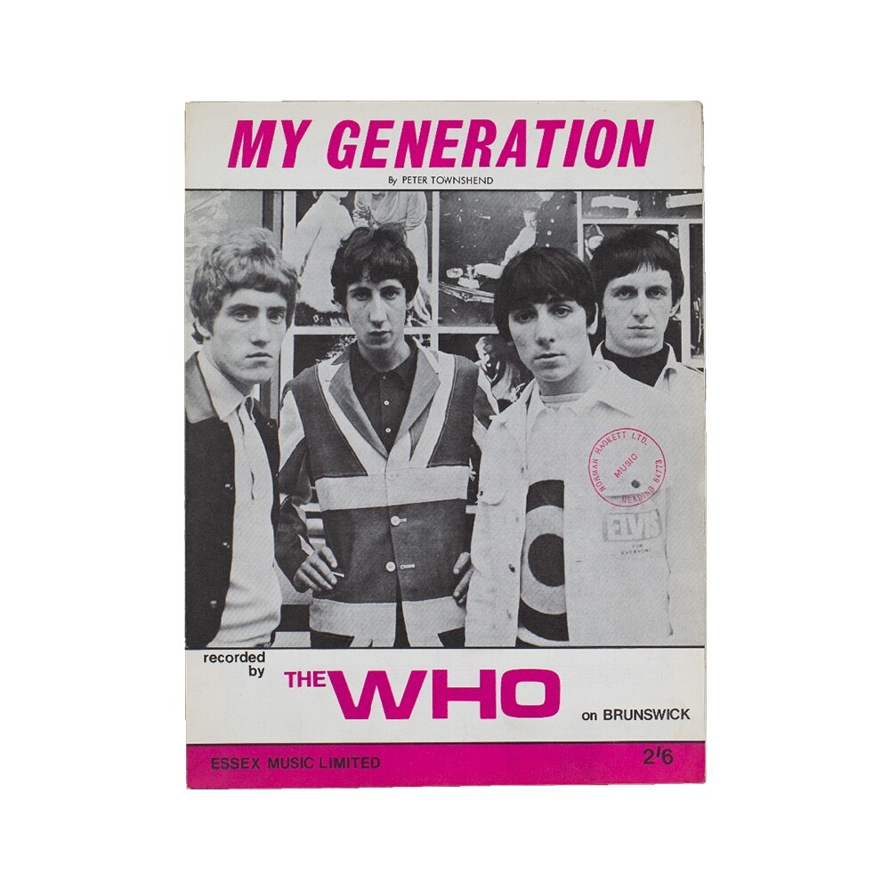 Sheet Music The Who 1965