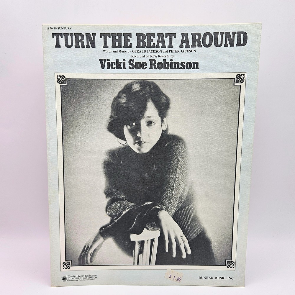 Vintage Sheet Music – Turn The Beat Around by Vicki Sue Robinson (1976)