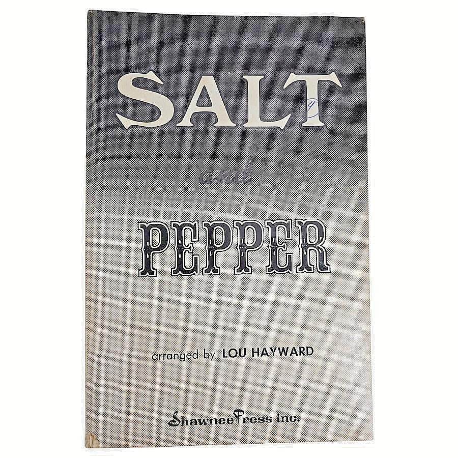 Salt And Pepper Youth Chorus Songbook Piano Vocal Hayward Christian 1971 Choral