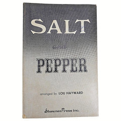 Salt And Pepper Youth Chorus Songbook Piano Vocal Hayward Christian 1971 Choral