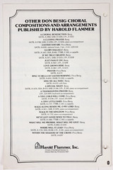Within the Shadow of the Cross Besig Price Sheet Music SATB Choir Accomp 1986