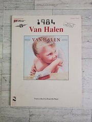 Vintage Van Halen 1984 Guitar Tab Song Sheet Music Book Cherry Lane Guitar