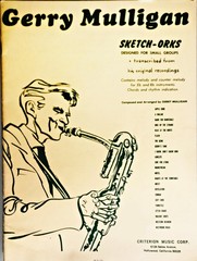 Gerry Mulligan Sketch-Orks (1957 vintage first print collectible softcover mint)