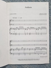 Anthem With I Sing The Mighty Power Of God SATB Gloria Gaither (Word Music 1989)
