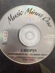 Vintage Music Minus One Piano Chopin CPP Media 1 Disk New