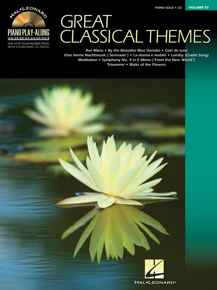Great Classical Themes Piano Play-Along Vol 97 Sheet Music Book CD Pack