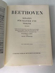 Beethoven Piano Violin Sonatas Bands (Vol) I & II Urtext Sheet Music Books NEW