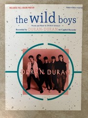 Duran Duran 1984 Wild Boys Piano/Vocal/Guitar Sheet Music With Poster