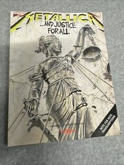 Metallica – .And Justice for All (Paperback) With Tablature 1989 Cherry Lane VTG