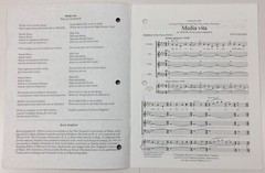 Media Vita SSATB Chorus Unaccompanied Keyboard Sheet Music By Kevin Siegfried