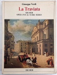 Verdi Opera « La Traviata » Ricordi Italian / English Vocal Score Sheet Music Book