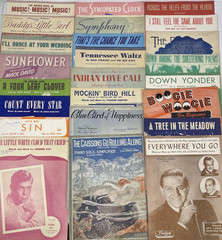 Vintage Piano Sheet Music Songs Solos 1930s-1950s Huge Lot of 120+ Many Genres