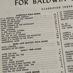 100 All Time Standards For Baldwin Organs – By Burns/Greener – 1958 – 160 Pages