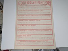 1926 Nick Lucas LOOKING AT THE WORLD THRU ROSE COLORED GLASSES Sheet Music Vtg