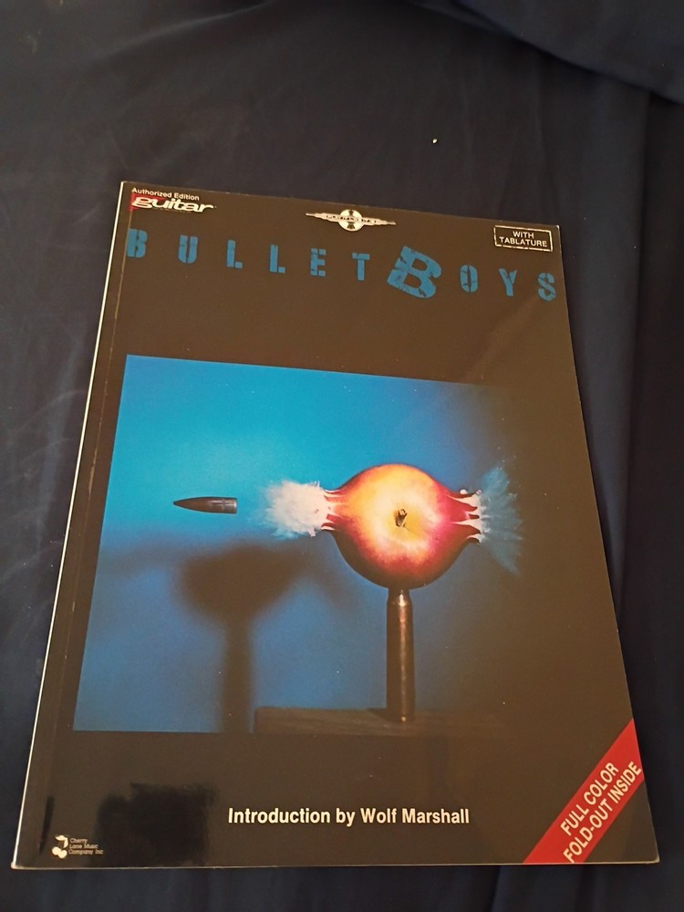 Bullet Boys – Guitar Tab Music Book – With Poster