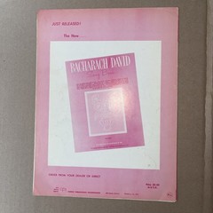 This Guy&rsquo;s in Love With You Vintage 1968 Sheet Music Burt Bacharach Hal David M9