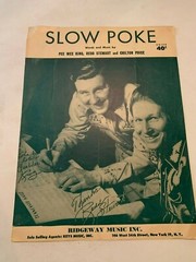 1951 Slow Poke by Pee Wee King Redd Stewart and Chilton Price Sheet Music