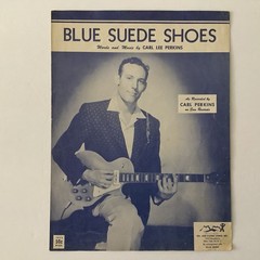 Carl Perkins “Blue Suede Shoes” 1956 Sun Records Vintage Sheet Music