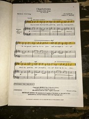 Charlottown Southern Folk Song 1945 Chas F Bryan SheetNoteMusicCom J Fisher &Bro