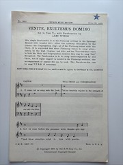 Vintage Sacred Choral Music Bundle- 12 Octavos mostly 1960s Church Music Review