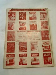 1941 Jerry Smith&rsquo;s Home & Range Songs Number 2 Sheet Music Book