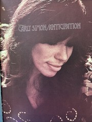 Carly Simon ANTICIPATION Sheet Music Song Book Piano Vocal Guitar Organ 1971 vtg