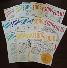 Lot of 13 Armed Forces Song Folio&rsquo;s, 1954~1964. Sheet Music. Piano w/Guitar Tab